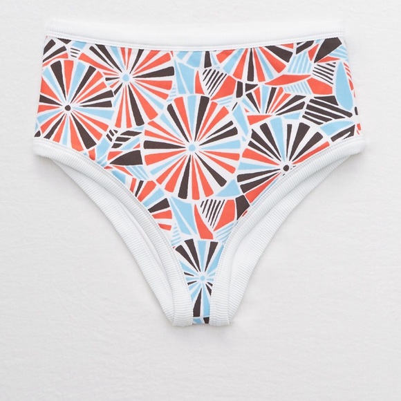 Aerie Pop High Waisted Cheeky Bikini Bottom - Picture 1 of 2